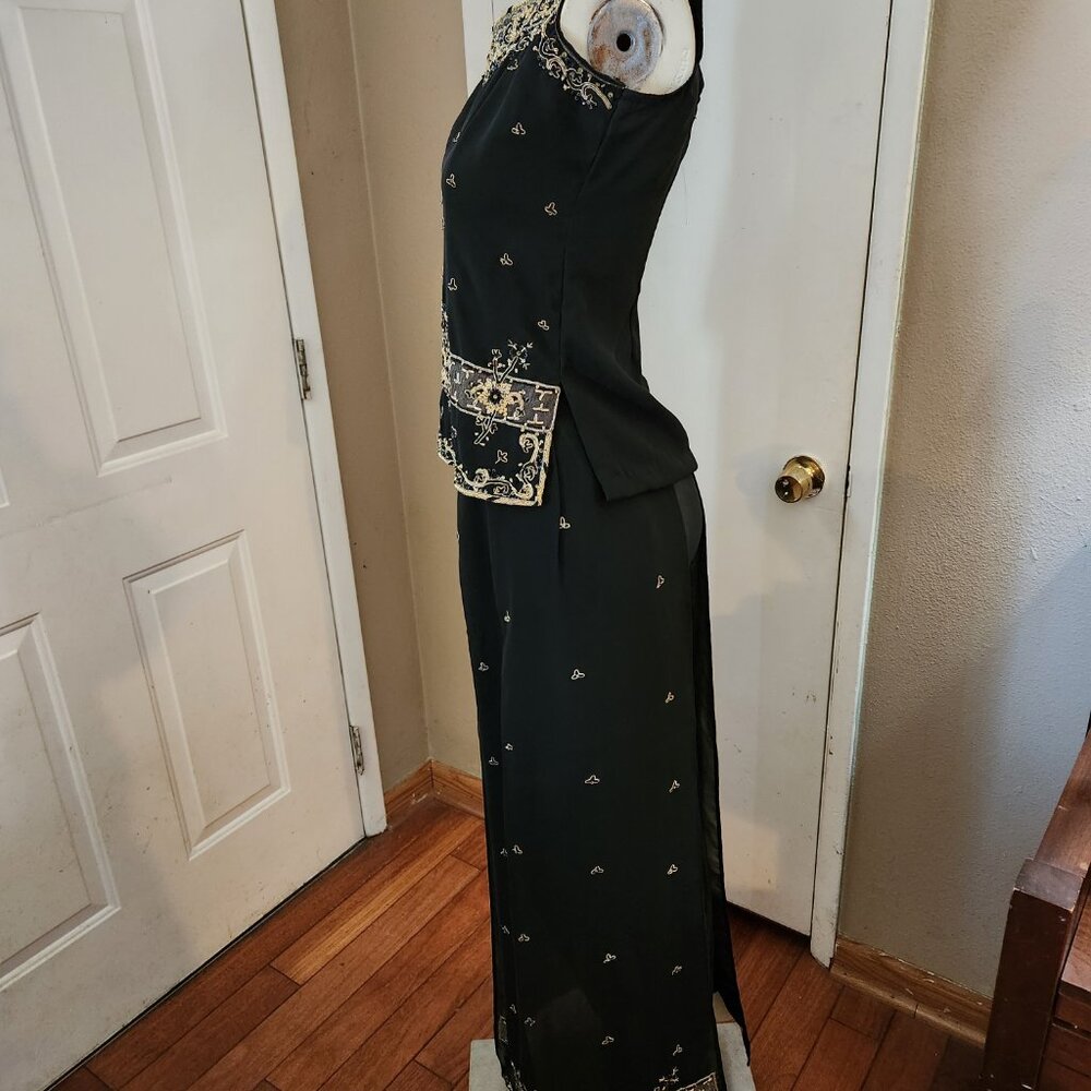 Womens Traditional Indian Pants Top & Skirt 3-Pc. Read Desc for Sizing EUC - Picture 6 of 16